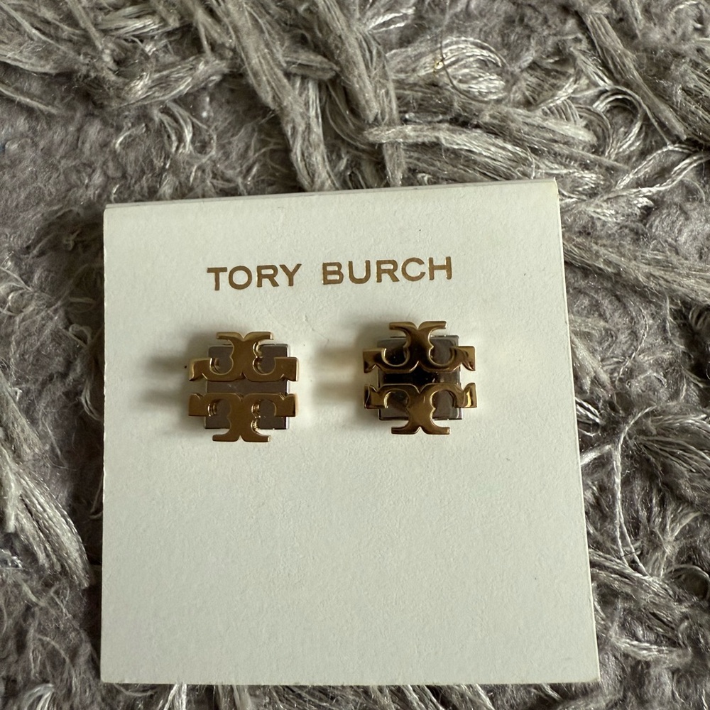 Tory Burch Gold Stud Earrings